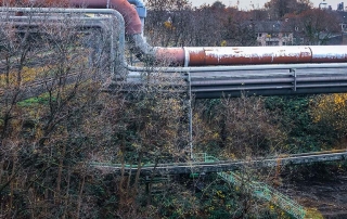 Bild einer Koksgasleitung